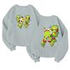 Children's Fashionable Lightweight Long-sleeved Round Neck Pullover With Pockets Printed Pullover