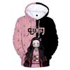 Unisex Anime-Inspired 3D Digital Print Hooded Sweatshirt Loose Fit Casual Streetwear