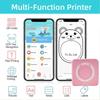 Mini Pocket Printer Gifts Portable Thermal Printer For Pictures/Retro-Style Photos/Receipts/Notes/Lists/Label/ Memo