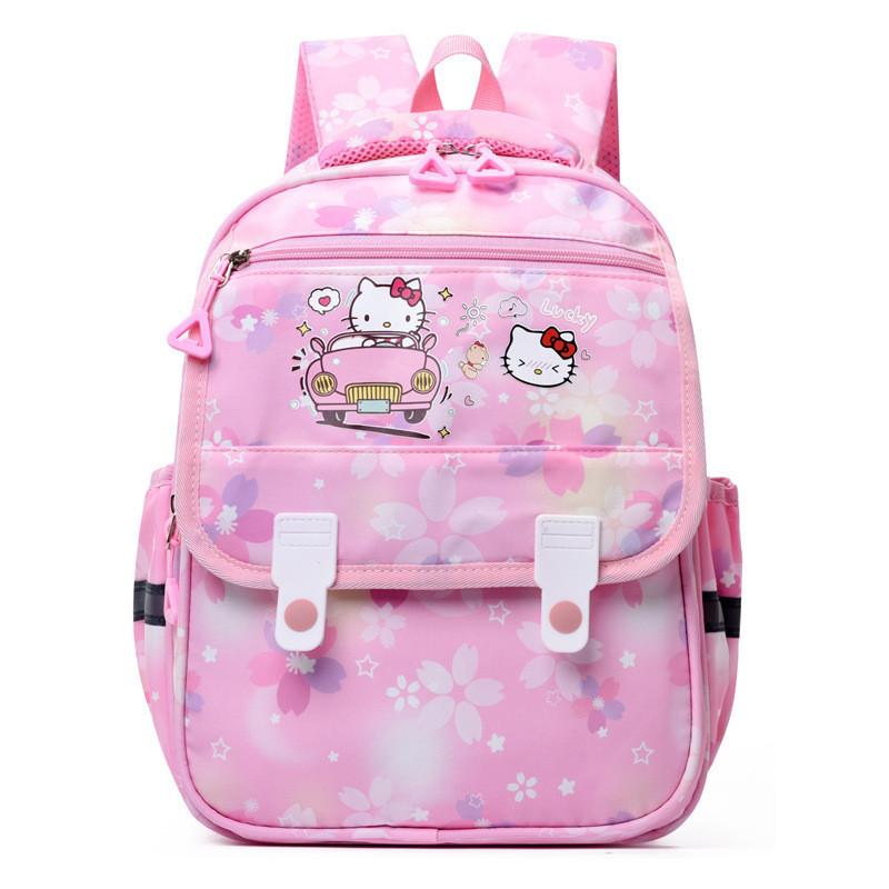 Adorable Cartoon Nylon Backpack For Kids With Lightweight Design And Fun Colors