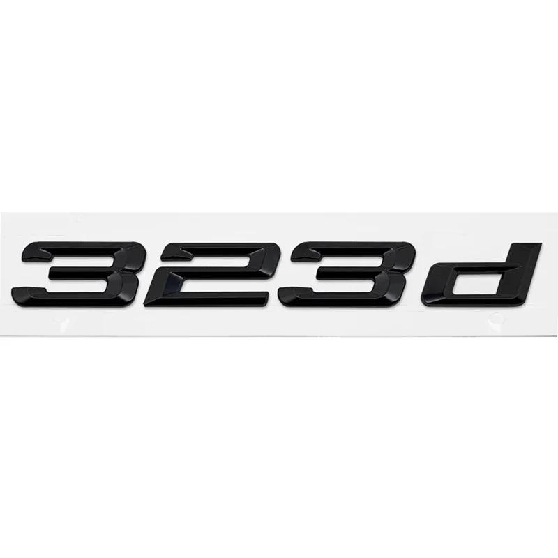 ABS Car Rear Trunk Letters Logo Badge Emblem Sticker For BMW 3 Series 318d 320d 325d 328d 330d 335d E46 E90 E91 F30 F31 F34 G20