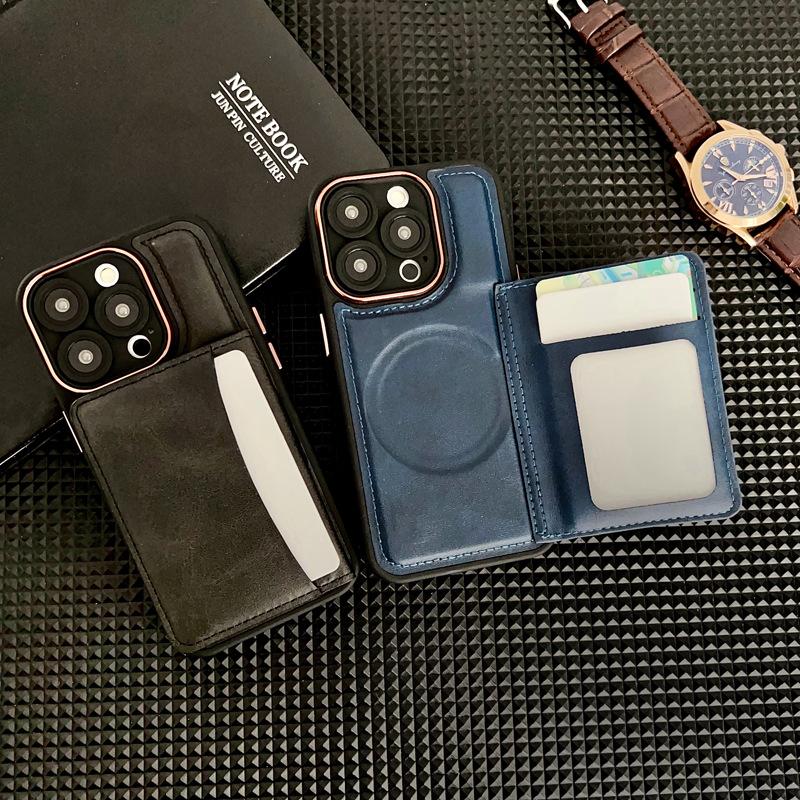 Multi-functional Card Case Holder with Magnetic Attraction, Suitable for IPhone 15promax Phone Cases, IPhone14 Full Package 13/12/11