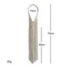 Bohemian Bride Hair Accessories Handmade Braided Cotton Headband Nordic Wedding Hairpiece Vintage Woven Headwear for Women