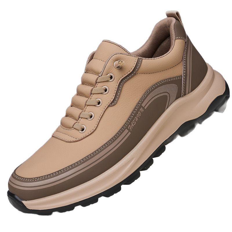 2025 Spring and Autumn New Men's Shoes One Pedal Thick-soled Casual Men's Soft-soled Casual Shoes 2025