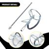 Concrete Mixing Rod for Hand Drill Easy Clean Heavy Duty Putty Rustproof Paint Mixer Bit