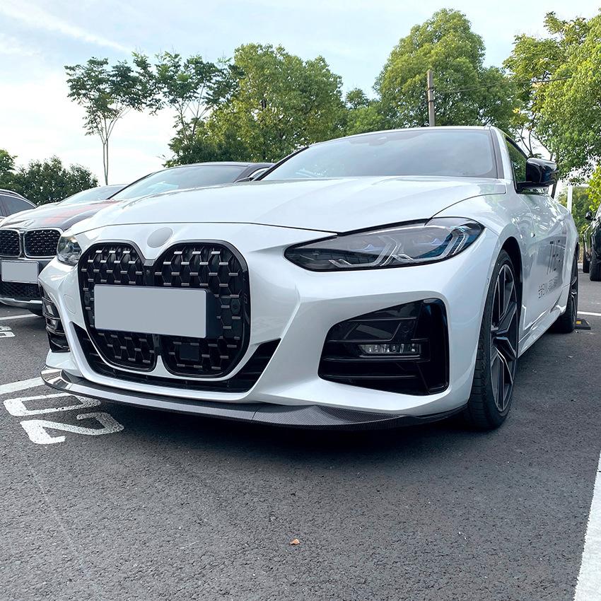 Front Bumper Lip Spoiler Splitter For BMW 4 Series 425i 430i G22 G23 G26 2020+ Diffuser Body kits Car Styling