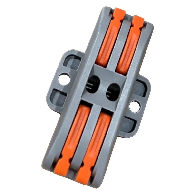 10Pcs Quick Wire Connector Push In Electrical Terminals Block For Soft And Hard Wires Quick Installation Enduring