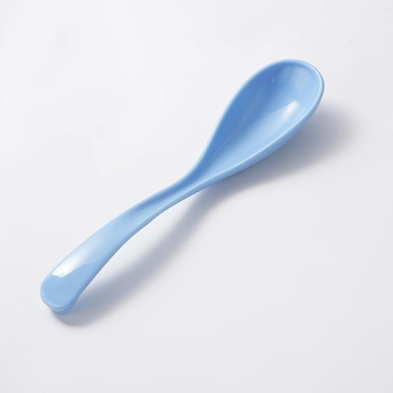 PP Material Soup Spoon, Long-handled Porcelain-like Soup Spoon, Household and Restaurant Ramen Spoon, Plastic Spoon