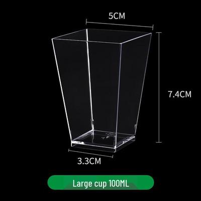 Disposable Square Dessert Cups