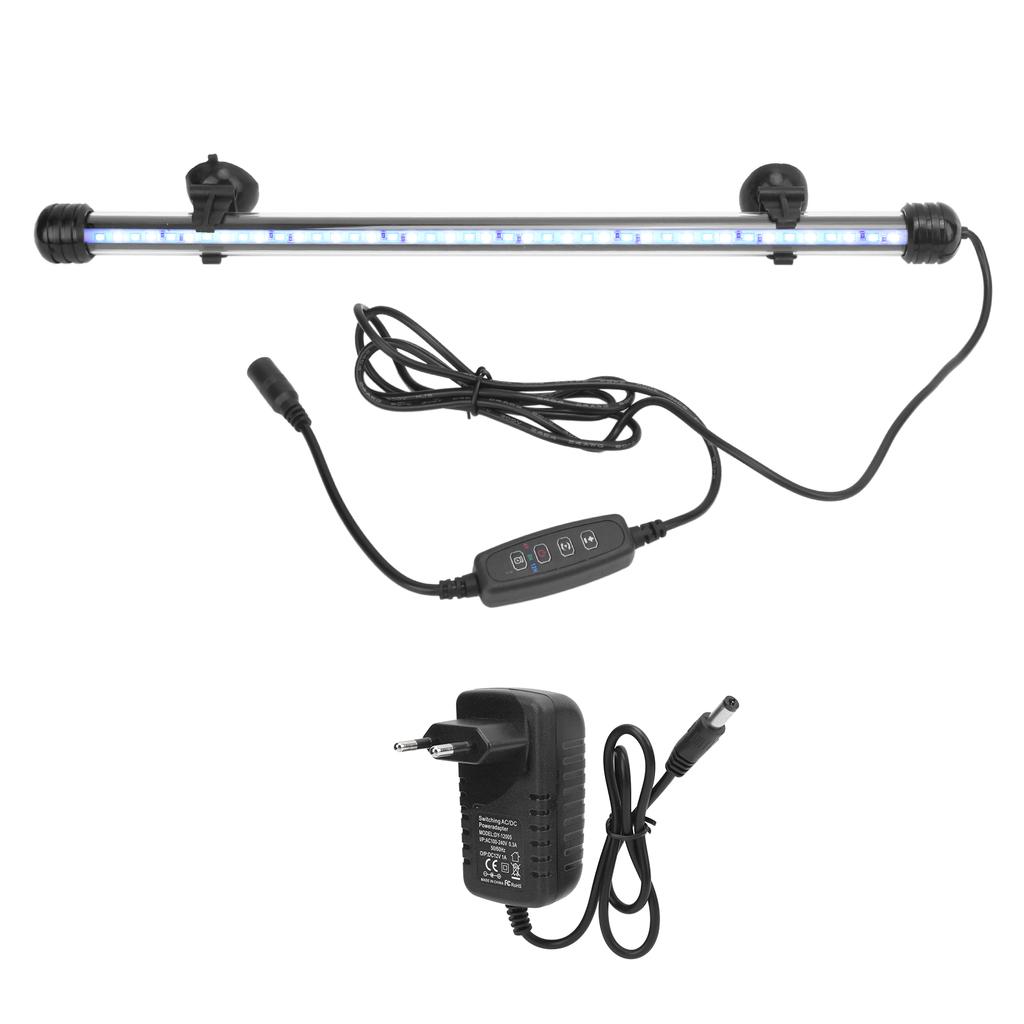 Aquarium Light Waterproof Fish Lighting with LED Light 3 Modes Dimmable