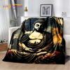 HD Buddha Buddhismus Víra Meditující Náboženství Sakyamuni Bodhisattva Modlitební deka Měkká deka pro domácí postele Pohovka Kid
