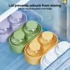 Yousheng Ice Ball Mold Tray 2 Cavity Spherical Ice Maker with Lid Non-Stick Silicone Freezer Mold for Whiskey Cocktails Mocktails Party Beverage