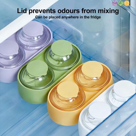 Yousheng Ice Ball Mold Tray 2 Cavity Spherical Ice Maker with Lid Non-Stick Silicone Freezer Mold for Whiskey Cocktails Mocktails Party Beverage