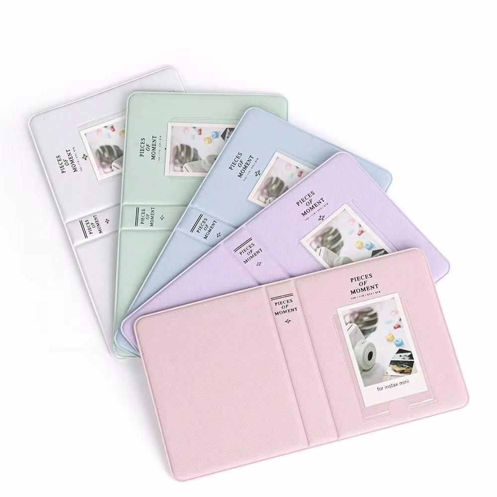 64 Fächer für Polaroid Fotoalbum Mini Sofortbild-Hülle Aufbewahrung für Fujifilm Instax Mini Film Instax Hochzeitsfotoalbum