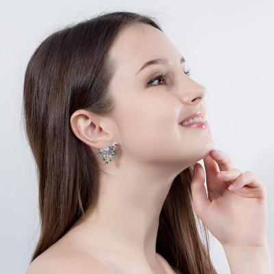 CMM High Quality Lucky Bird Cubic Zirconia Stud Earrings