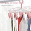Clips Folding Clothes Dryer Hangproof Socks Underwear Plastic Drying Best Rack Organizerer Children Adults Clothes Dryer Wind for Home