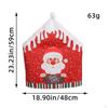 Christmas Back Cover Chair Homeware Slipcover for Xmas Hotel