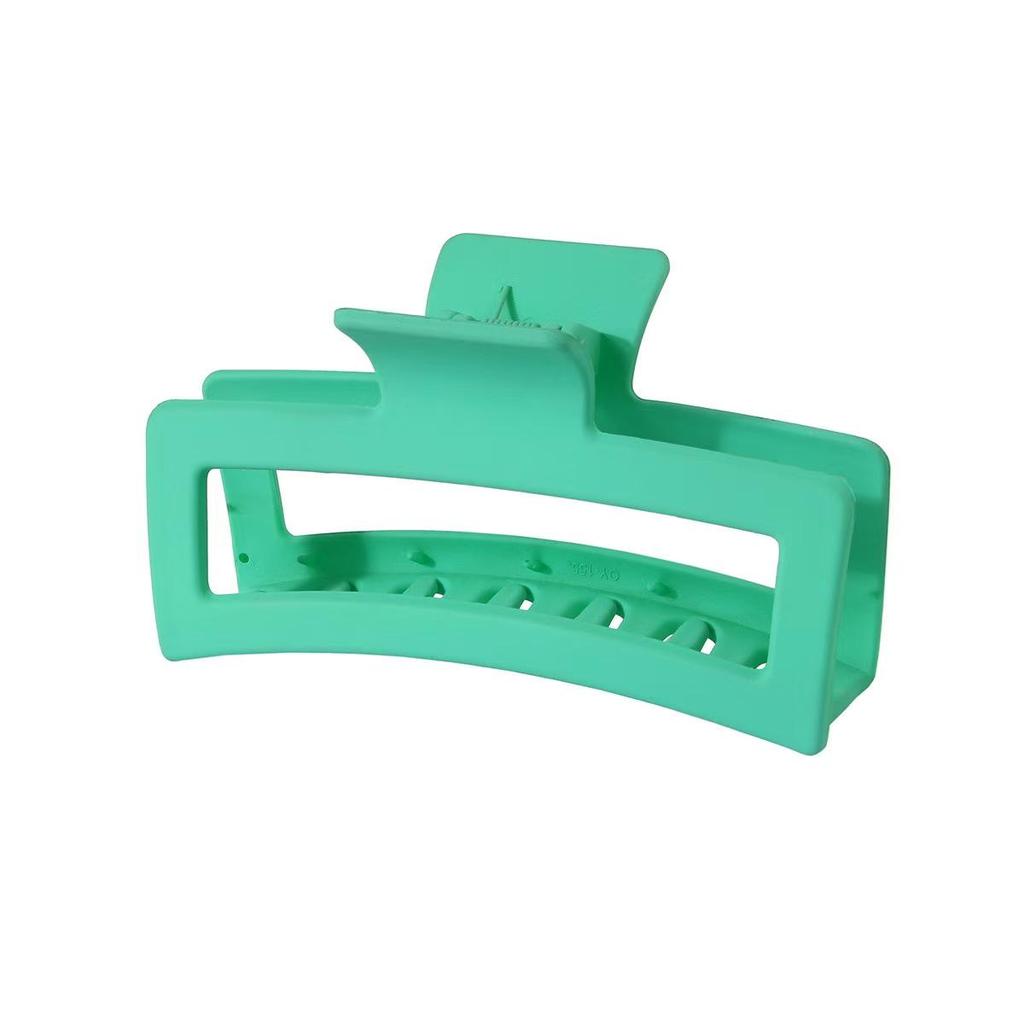 8.5CM x 10.5CM Rectangular Matte PS Hair Clip - Simple Shark Hair Accessory