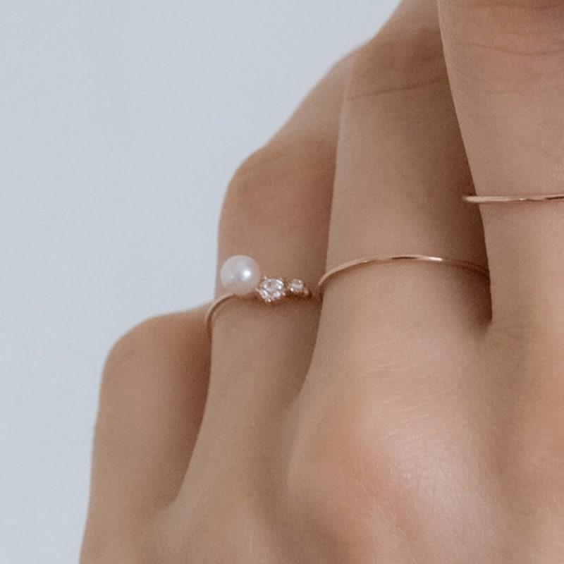 MCEL 14K/18K Lucia Freshwater Pearl Ring