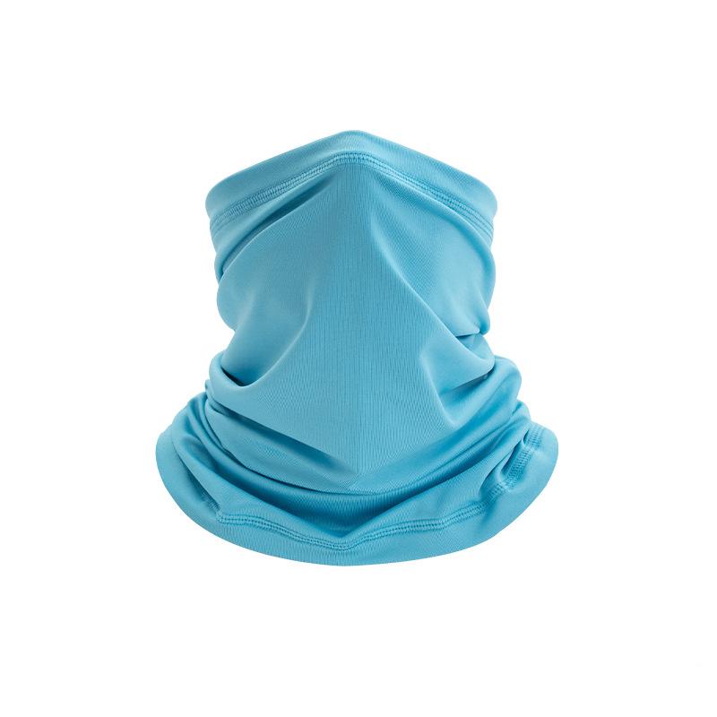 Motorcycle Balaclava Ice Silk Scarf Sunscreen Outdoor Sweat Wicking Driving Fishing Bandana Sun Neck Headgear Moto Accessories