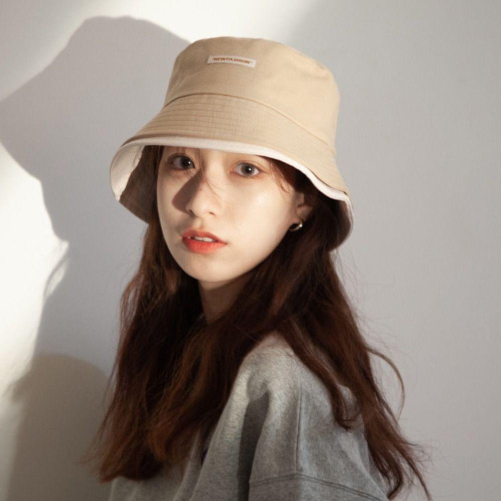 Large Brim Beach Bucket Hat Breathable Summer Sun Hats Foldable Women Fisherman Hat  Female Girls