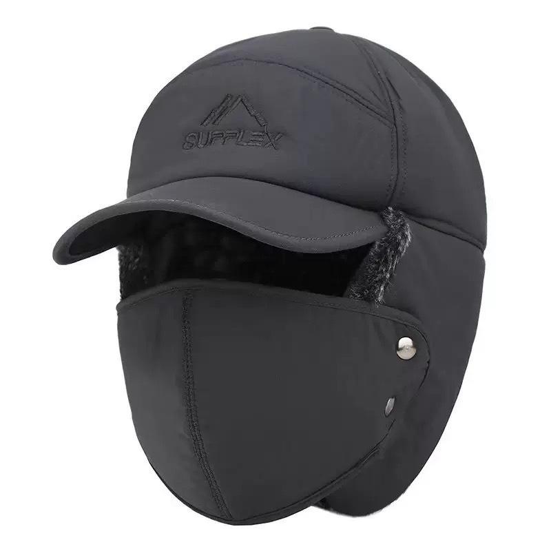 Winter Warm Verdickt Kunstpelz Baseballkappe Herren und Damen Skifahren Weiche Extremkalte Mütze Anglerhut für Outdoor-Sportarten