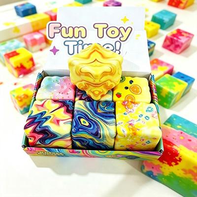 Square Anti-stress Squeeze Maltose Stress Relief Toy Gifts Squeeze Toy