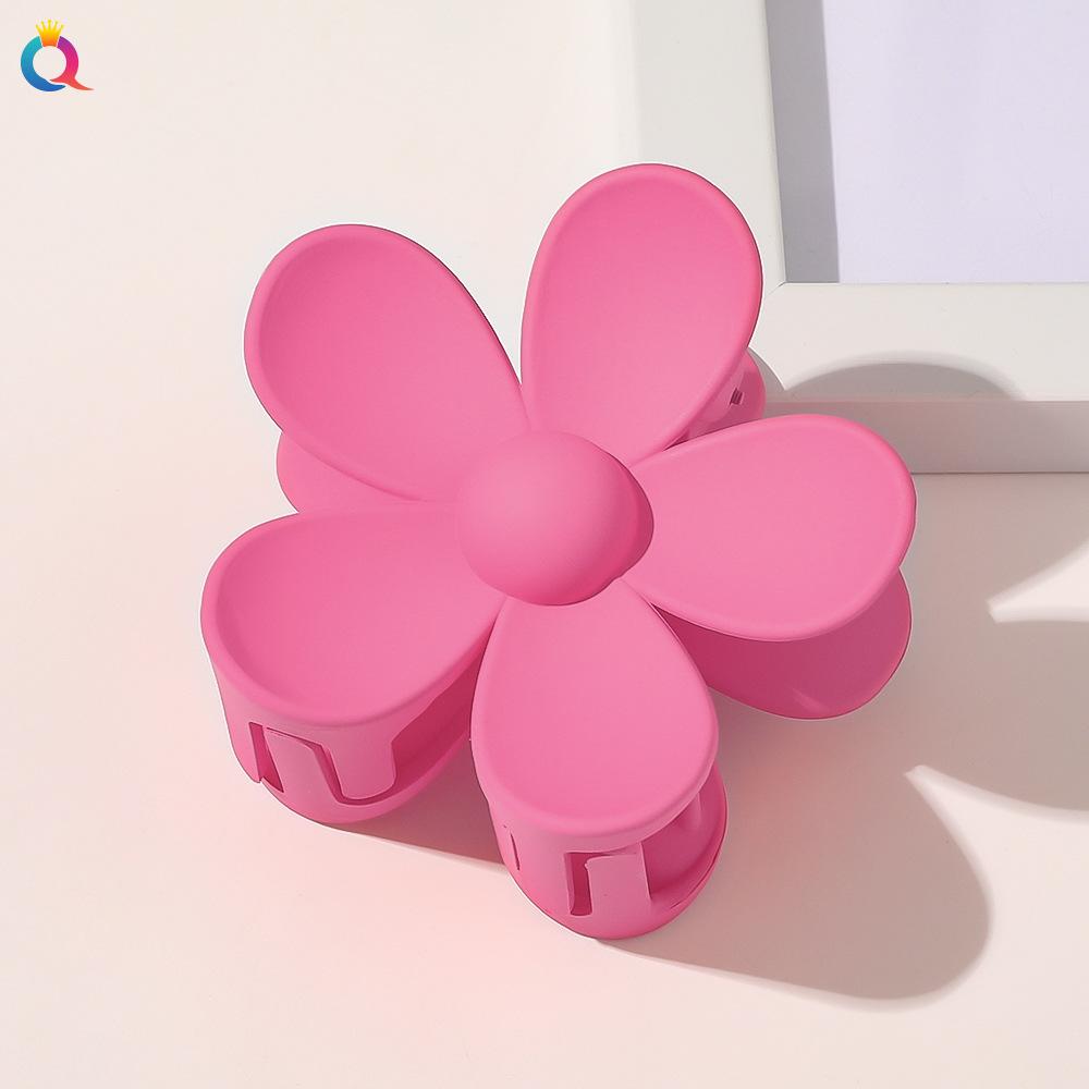 Spring Summer New Candy-colored Grab Clip Sweet Flower Hair Card Girls Fashion Headwear Women Elegant Sexy Hairpin Shark Clips