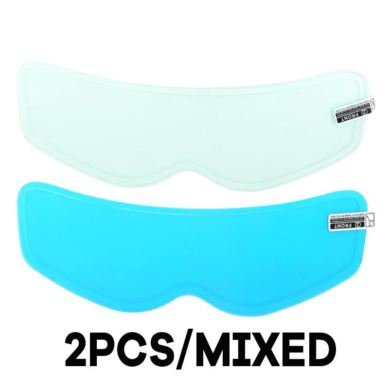 1/2PCS Motorcycle Helmet Stickers Upgraded Nano Universal Helmet Rainproof Safe Driving Helmet Accessories Anti-fog Film