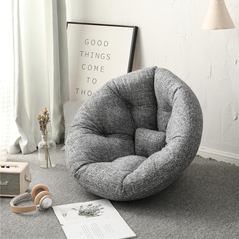 Multifunctional Lazy Sofa Folding Bean Bag Fabric Sofa Small Apartment Single Lunch Break Floor Mat Living Room Tatami