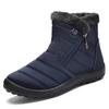 Women's Winter Cotton Boots: Mid-Calf, Plus Velvet Lining, Thickened for Warmth, Comfortable Soft Sole, Outdoor Wear, Casual Cold Protection.