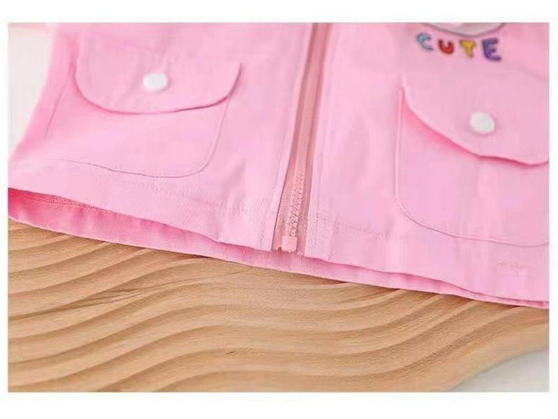 Children's Cartoon Spring & Autumn Hooded Jacket: Trendy 2026 Three-Piece Set for Boys & Girls