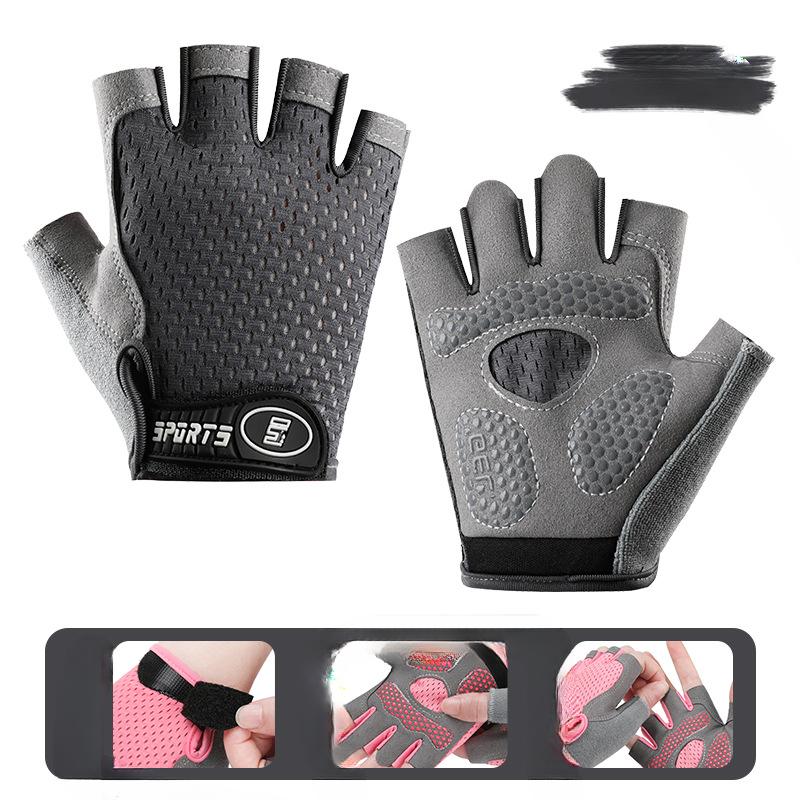 

Children s Sports Half-finger Protective Gloves Thin Roller Slip Anti Slip Wear Resistant Training Bicycle Bicycle Balance Bike Breathable M