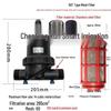 360° Rotating Sprinkler Head with 120 Mesh Filter for Greenhouse Drip Irrigation Systems