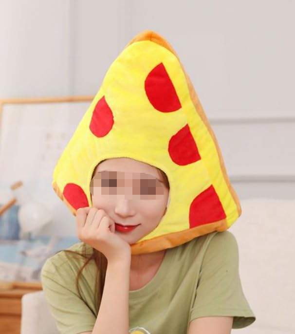 DOKiDOKi Pizza Headgear, Cosplay, Costume, Hat, Kigurumi, Mask, Photo Shoot, Fun, Event, Party, Halloween, Christmas, Banquet, Year-End Party, New