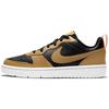 Nike Court Borough Low 2 'Black Orange White' Grade School (Unisex) Kids' Skateboarding Shoes BQ5448 004
