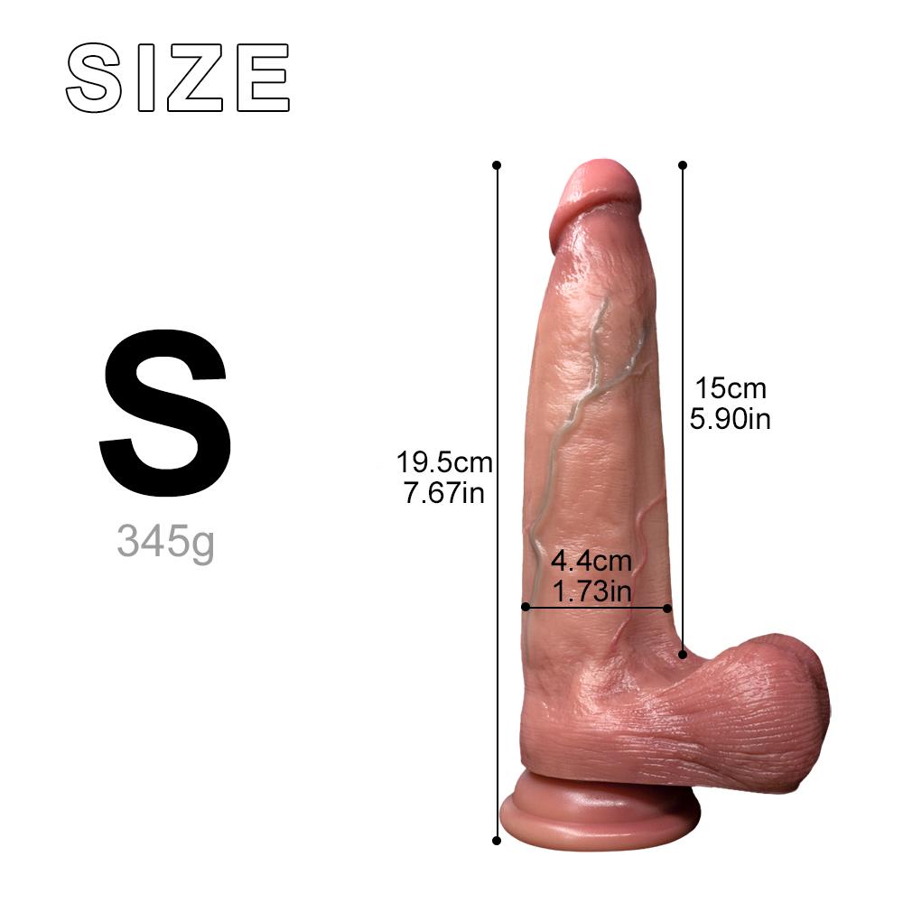 UltraReal Super Giant Lifelike Dildo dvojité tekuté silikonové, hyperrealistické, extra silné a dlouhé, ženský masturbátor pro hluboké potěšení, hračka pro dospělé pro ženy