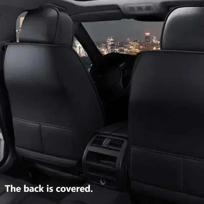 All Inclusive Seat Cover Full Leather Car Seat Protector Cushion Single Driver And Passenger All Season Universal  Accessories