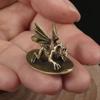 Hand-held Little Flying Dragon Ornaments Solid Brass Dragon Miniatures  Collectibles