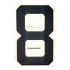 LED House Number Sign Smart Solar Illuminated Address Plaque Mailbox Light Easy Installation Outdoor Waterproof Lighting