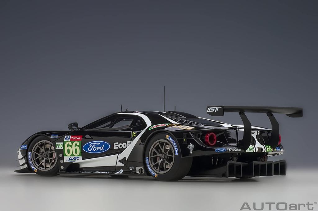 AUTOart Ford GT 2019 Le Mans 24 Hours LMGTE Pro Class Finished Product 81910 1/18 #66 Black/White