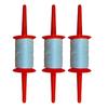 3PCS Ergonomic Kites Line Spool 150M Heavy Duty Polyester Thread AntiSlip Grip Kites String Reel for Family Activity