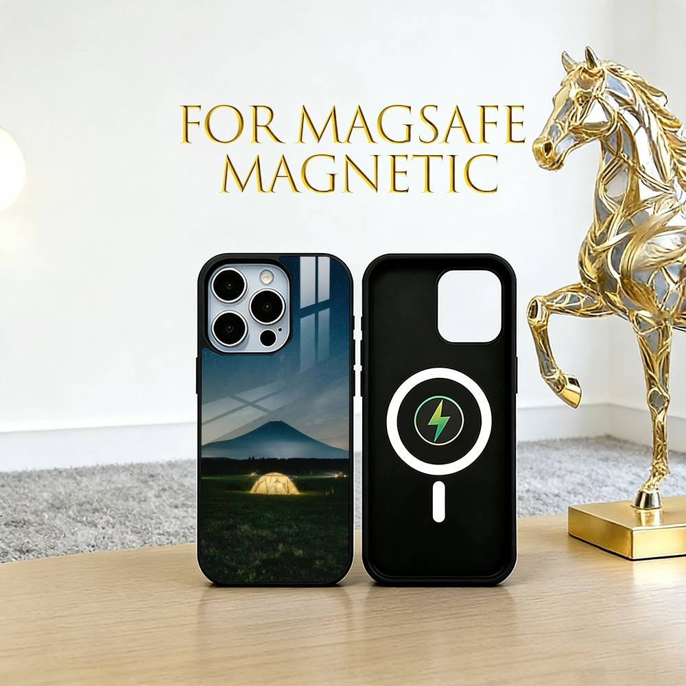 healing Phone Case For iPhone17,16,15,14,13,12,11 Plus,Pro Magnetic For Magsafe Wireless Charging