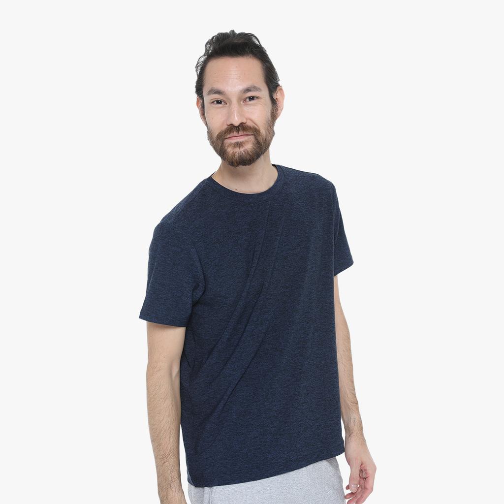 Moseupocheu Wool Soft T-Shirt Men'S (Navy)