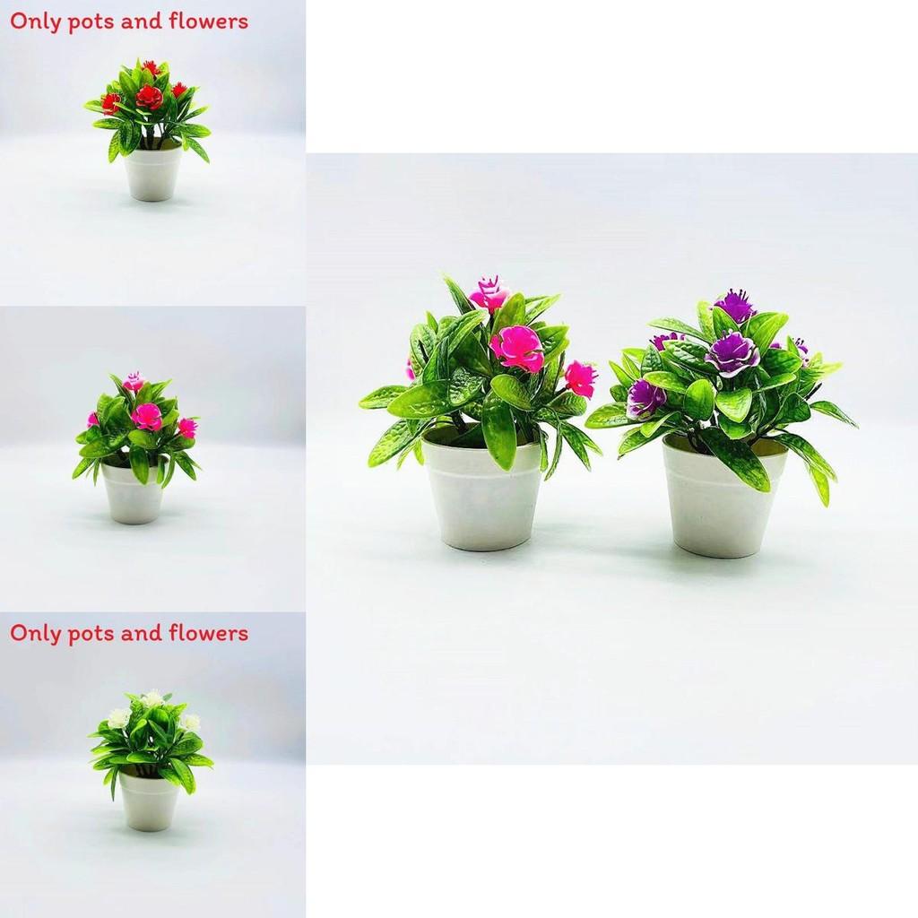 Plastic Flower Artificial Plants With Rose And Camellia For Indoor Decoration And Gift Ideas