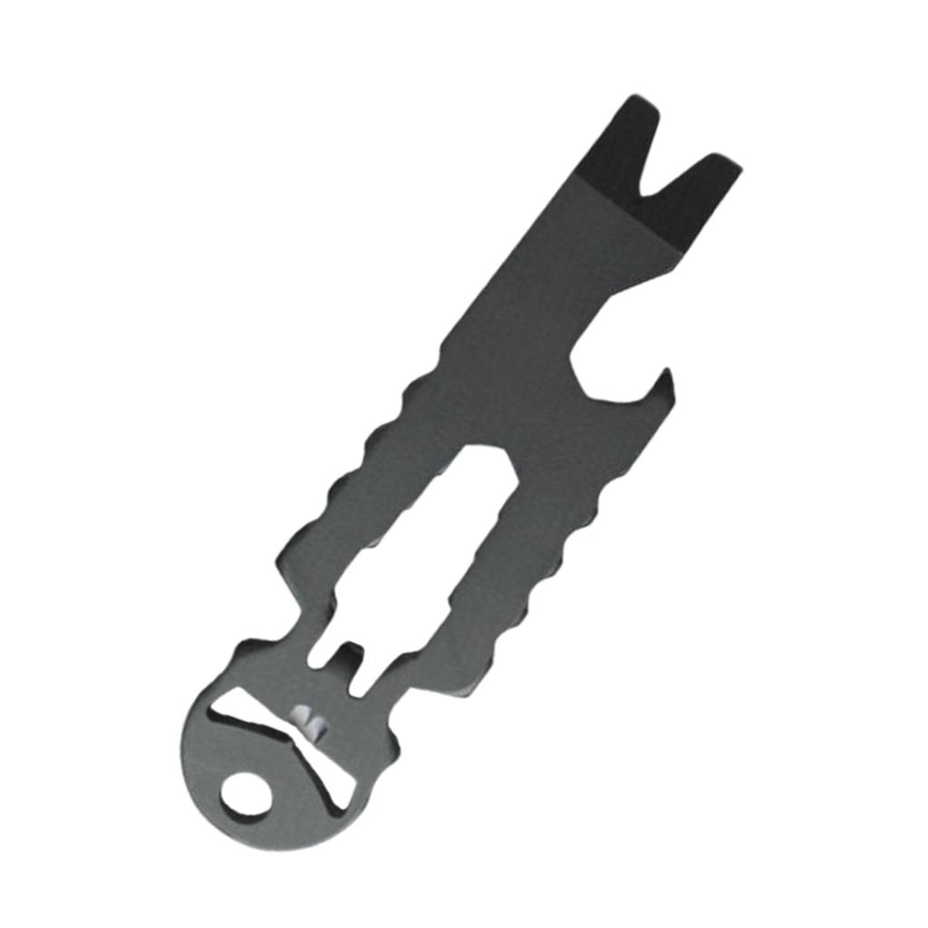Multifunction Stainless Steels Pry Bar Tool Survival Tool, Multipurpose Crowbars Tool Bottle Opener Outdoor Camping Tool