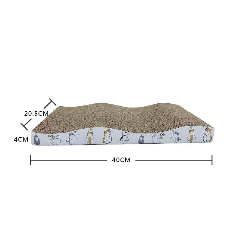 Cat Scratcher Claw Grinder Does Not Drop Debris Corrugated Paper Protection Sofa Wear-resistant Cat Toy Supplies
