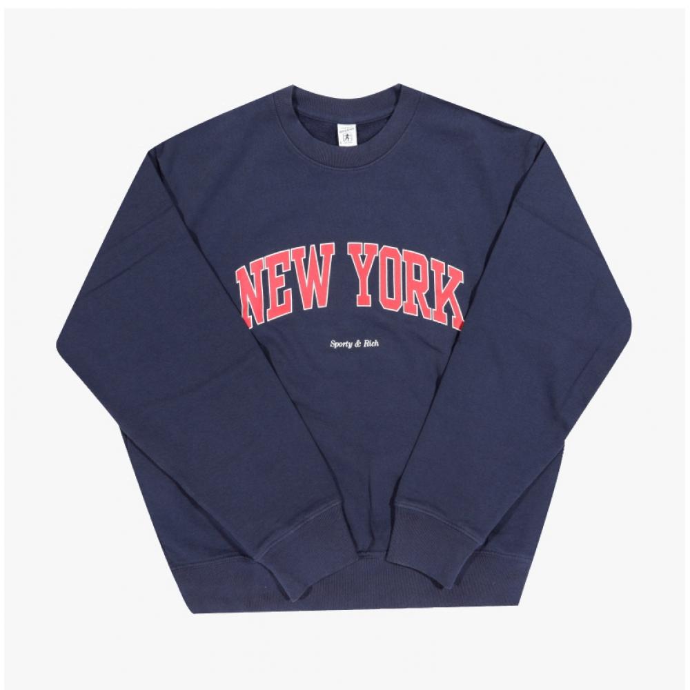 Sporty   Rich Sweatshirt New York Ivy St071606304bl106