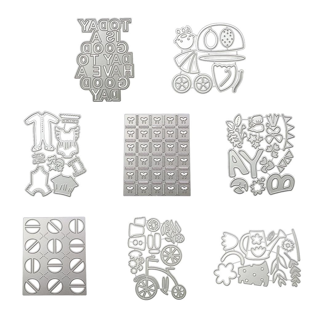 Baby Stroller Metal Cutting Dies DIY Craft Carbon Steel Embossing Template Stencil Scrapbooking for Card Die Cuts Mold