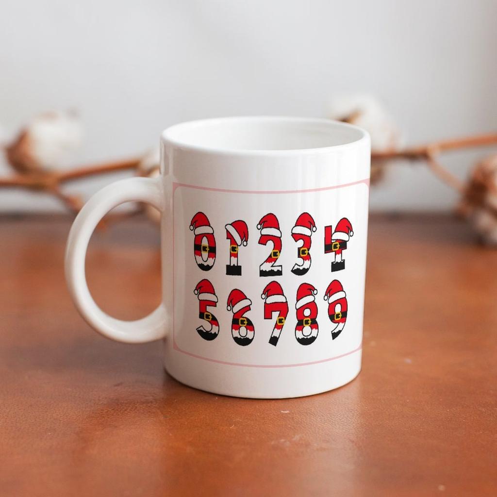 1 Stück 11oz Keramiktasse mit doppelseitigem Druck, geschaffen für täglichen Trinkkomfort und ausgezeichnet als warme Geschenkidee für besondere Ereignisse und Anlässe